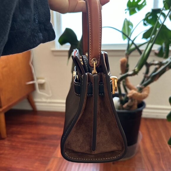 EUC Tory Burch Petite Lee Radziwill Double Bag - Picture 5 of 8